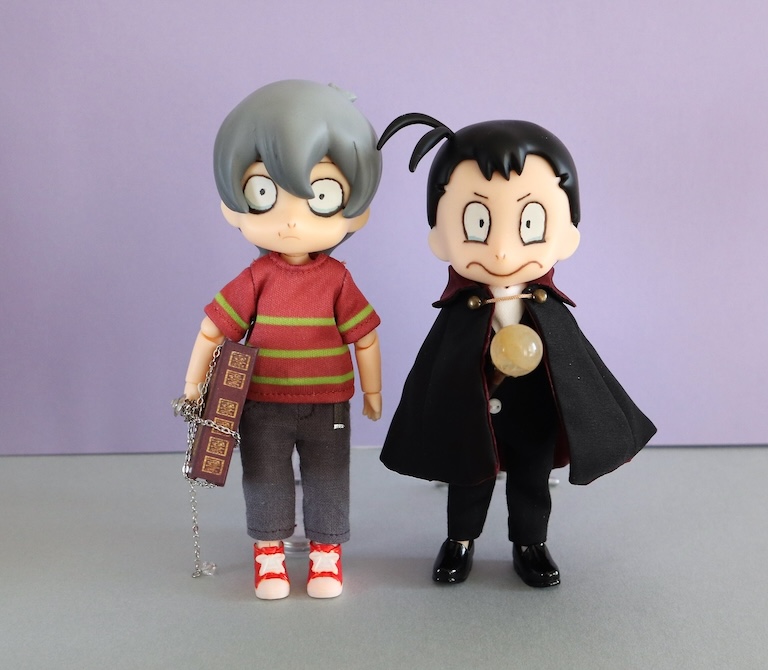 ねんどろいどをカスタムして作った
令和悪魔くんとメフィスト三世の写真