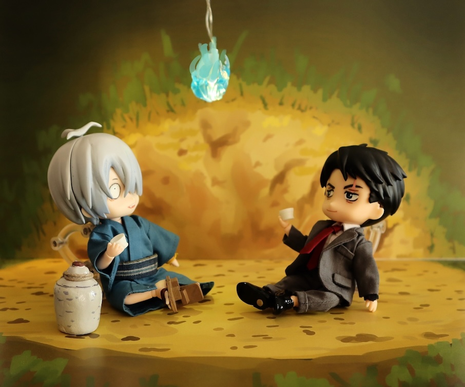 カスタムで作った
鬼太郎誕生ゲゲゲの謎に登場する
水木さんとゲゲ郎の写真